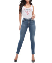 GUESS ECO SEXY CURVE MID SKINNY JEANS - BLUE FOG