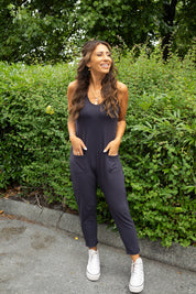 Smash + Tess SATURDAY ROMPER IN NAVY
