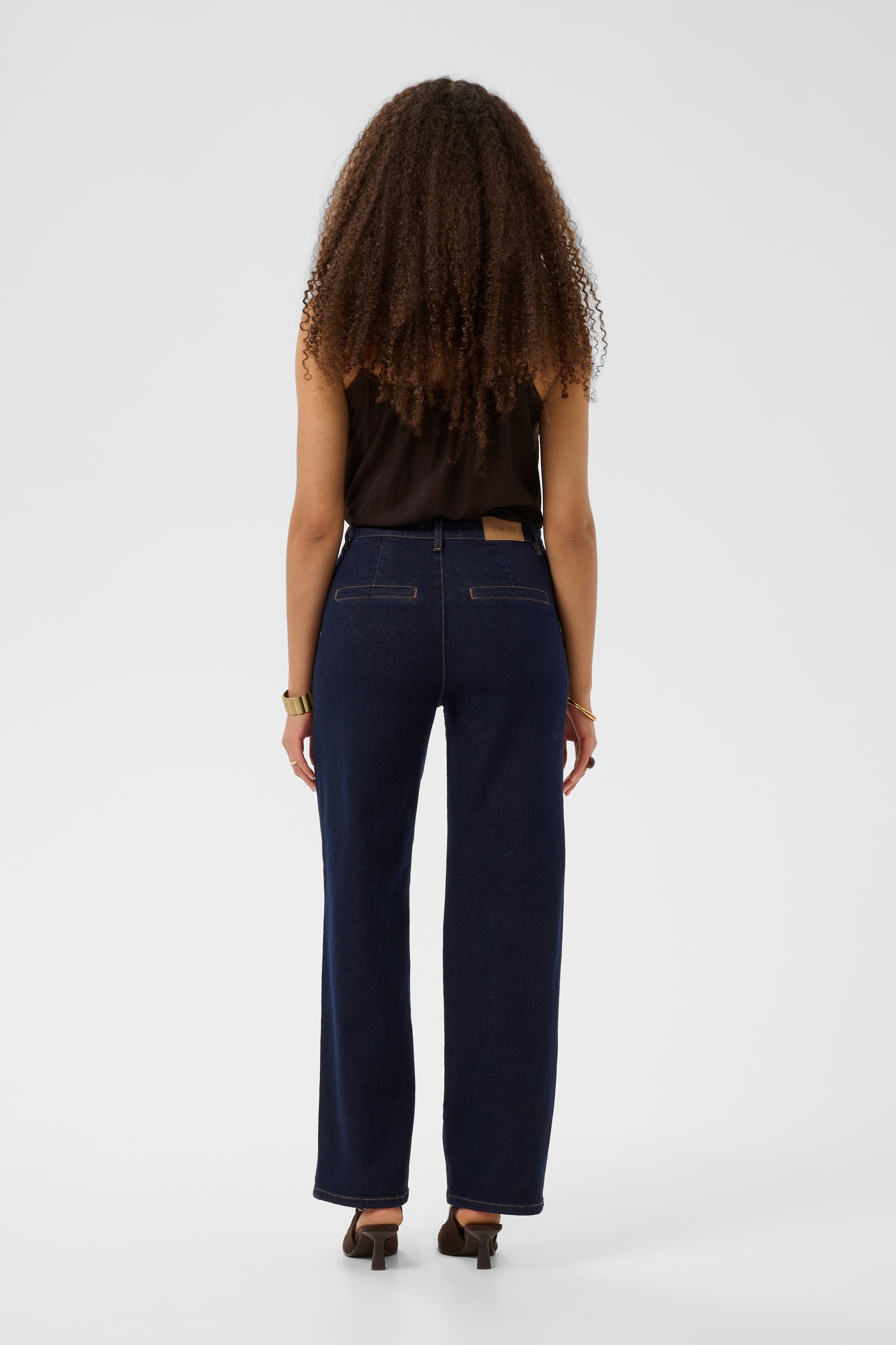 Visti Straight Leg Stretch Jeans by Cream - Cape Breton Rinse