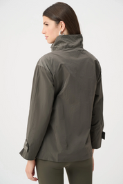 Nylon Mock-Neck Embellished Jacket
263633