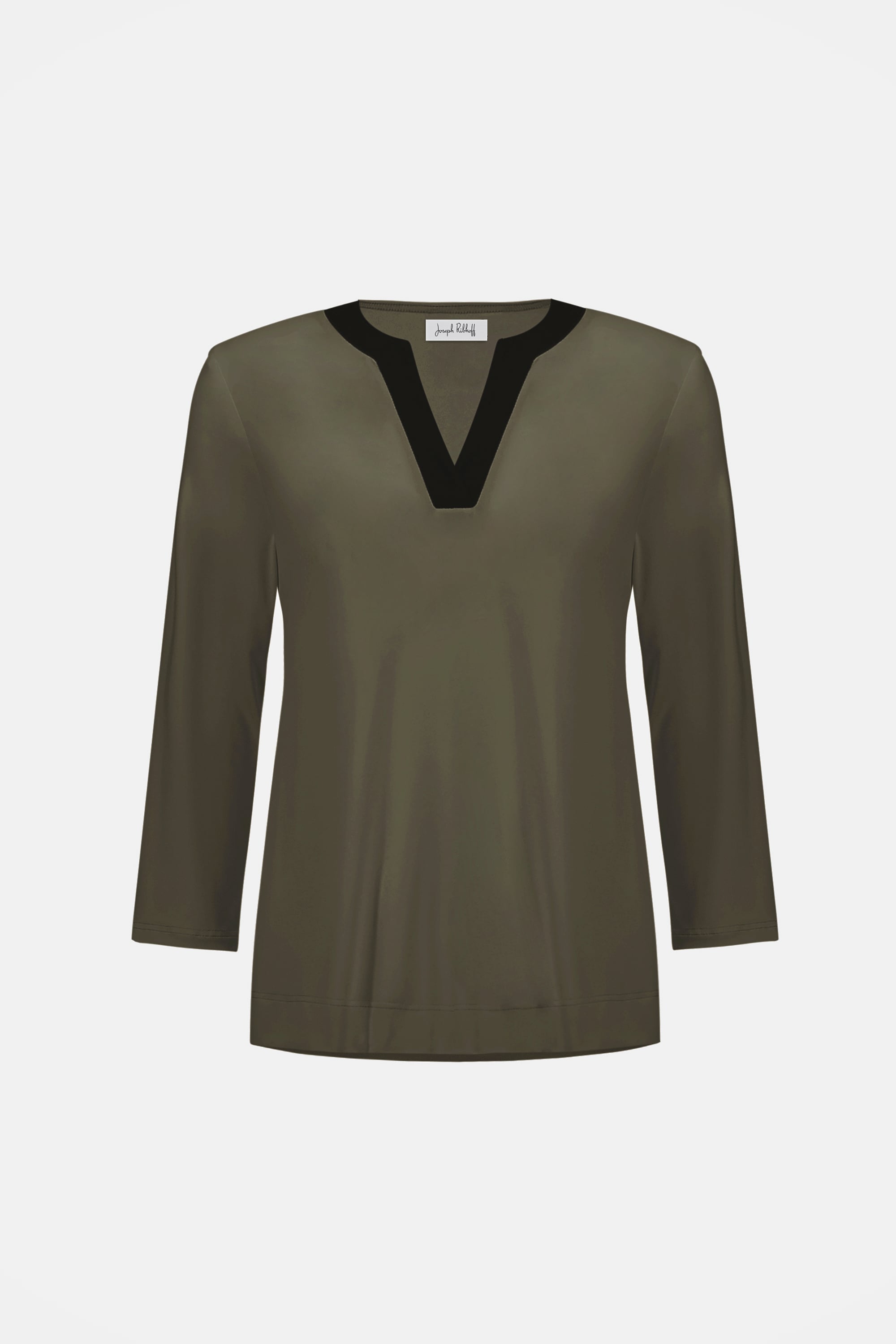 Silky Knit Color Block Straight Top
263629 - Avocado