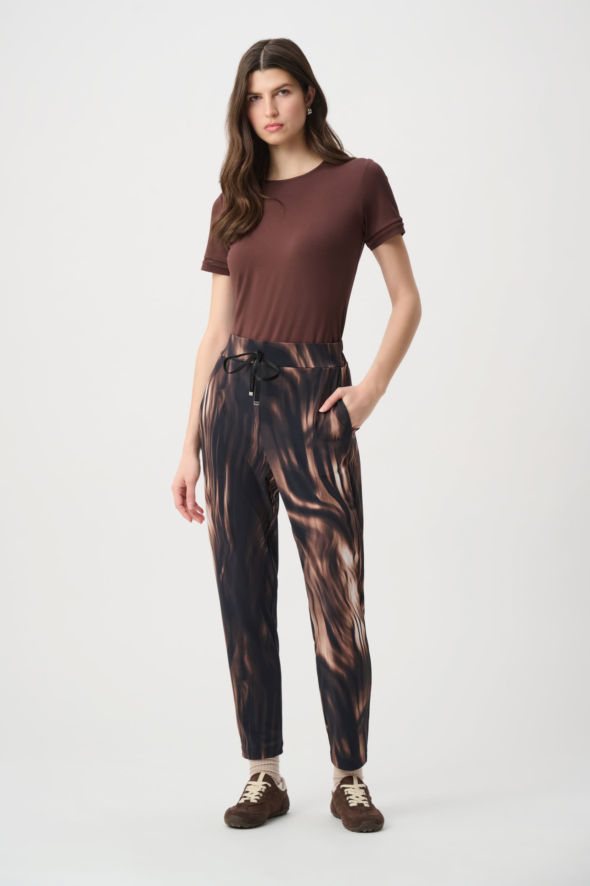 Joseph Ribkoff Silky Animal Print Joggers 264623