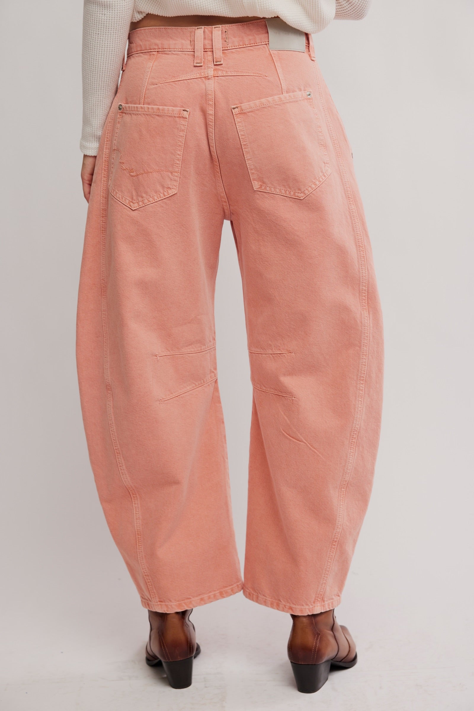Good Luck Barrel Jeans - Desert Petal