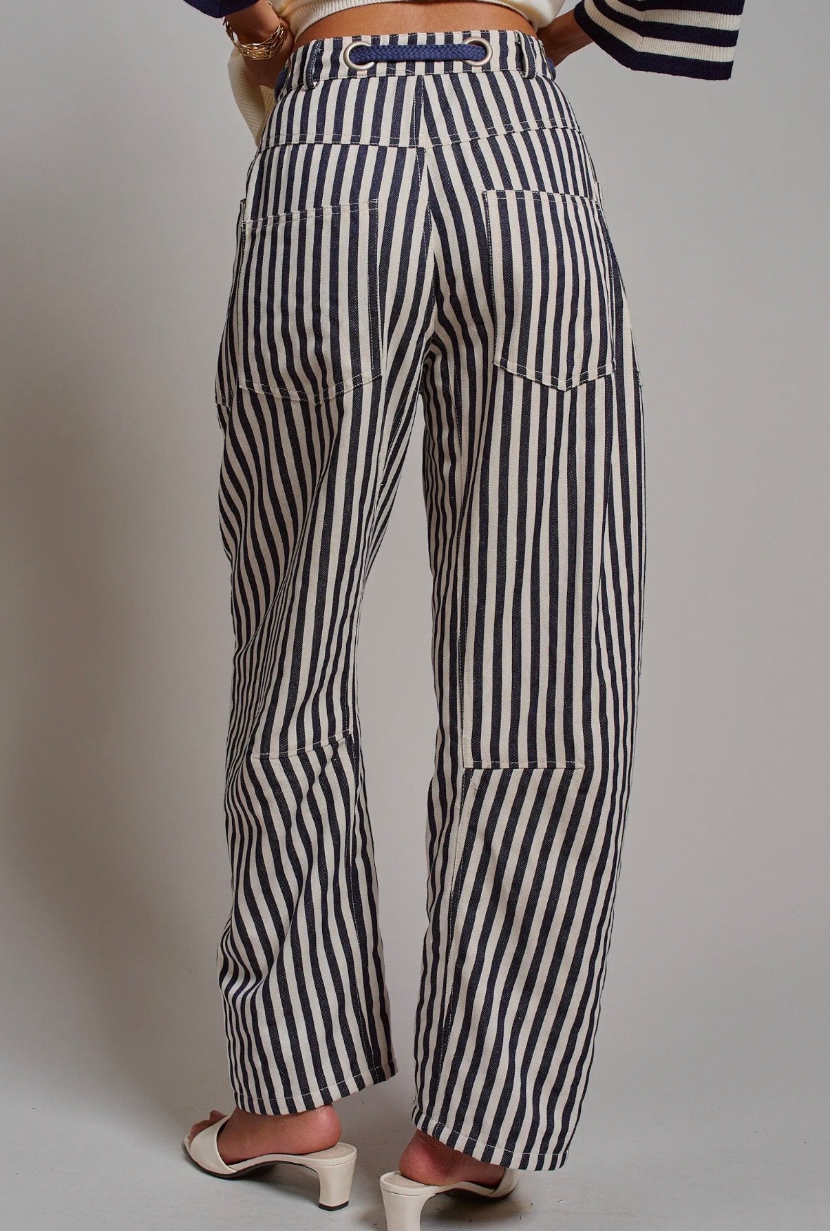 Railroad Striped
Patch Pocket Spring
Utility Pants