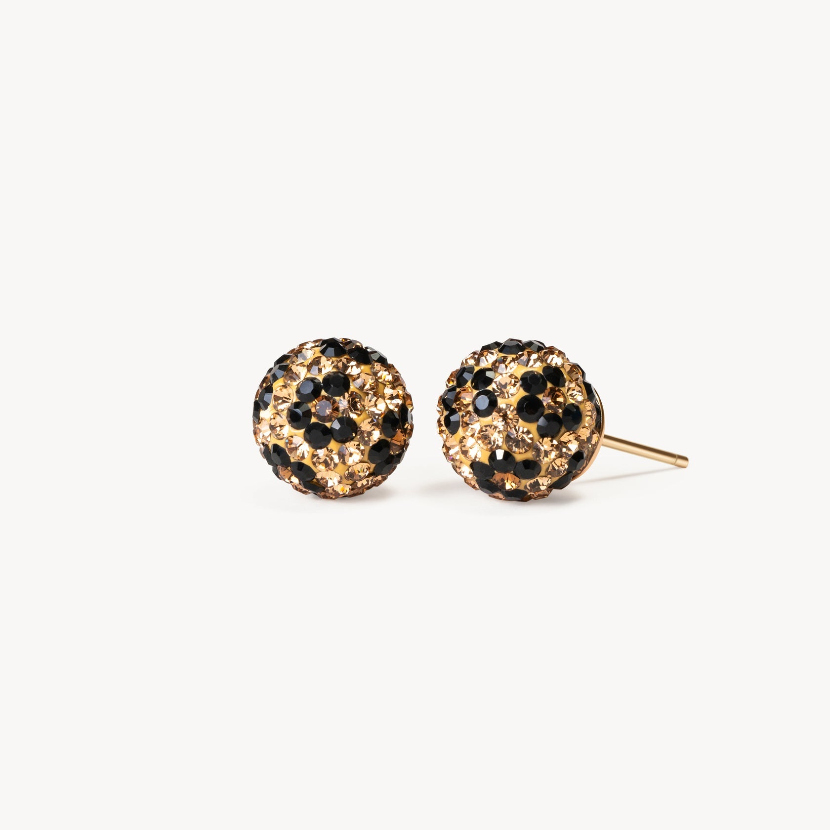 LEOPARD MEDIUM SPARKLE BALL™ STUD EARRINGS
