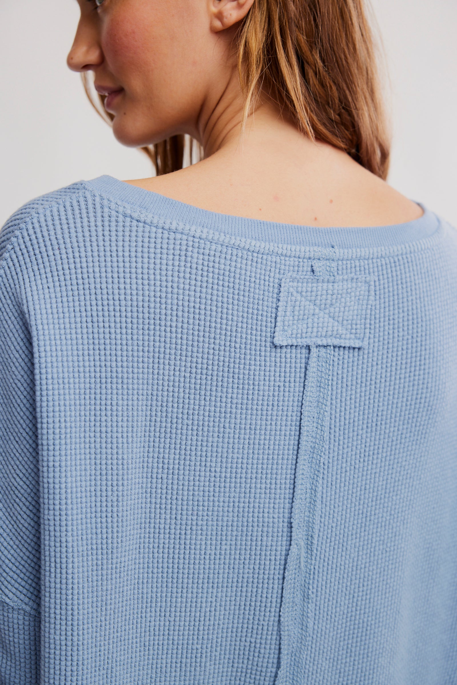 We The Free Latte Blues Solid Thermal - Chambray Sky