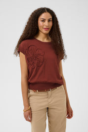 Dela Knit Pullover- Brandy Sniffer
