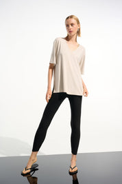 Joseph Ribkoff Jersey Boxy Tunic With V-neckline 261600 - Moonstone