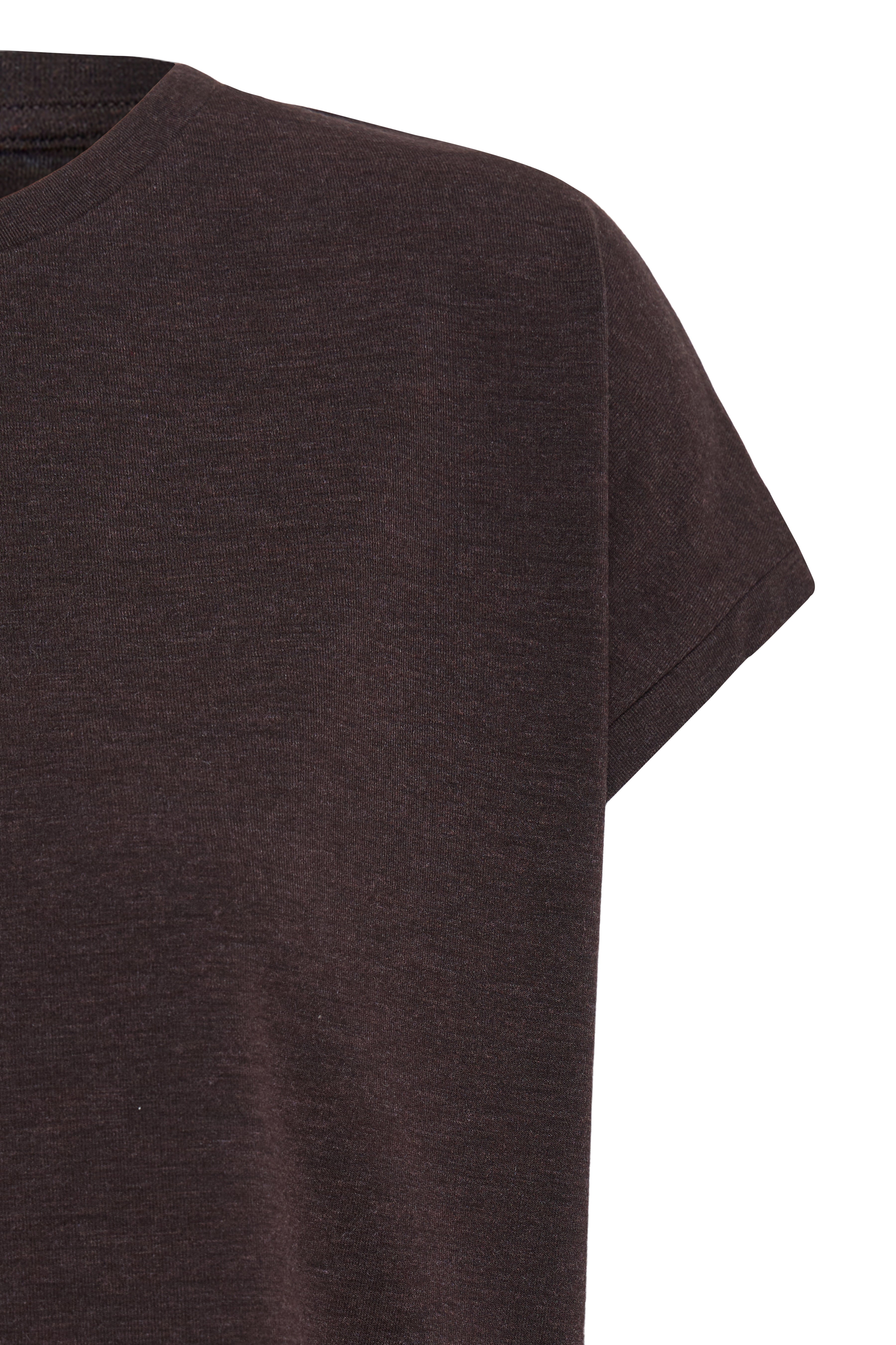 Rebel Crewneck Tee  - chocolate