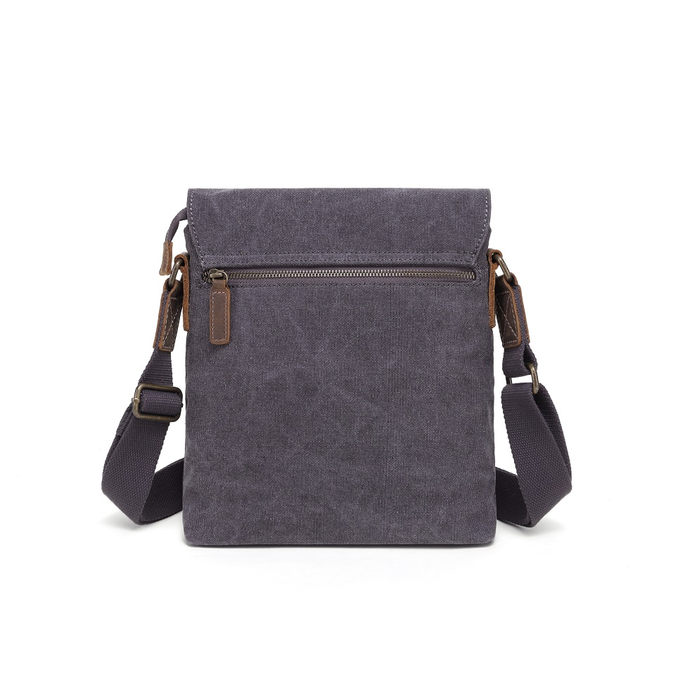 Small Canvas Shoulder Bag SB 337 – Burgundy