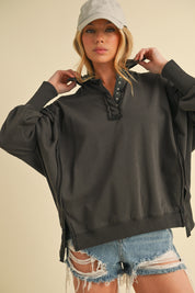 Tamika Sweatshirt - Charcoal