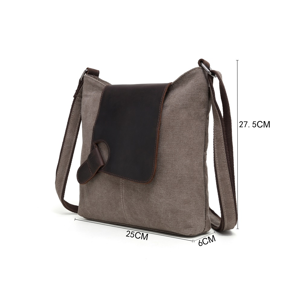 Canvas Shoulder Bag SB 538 Green