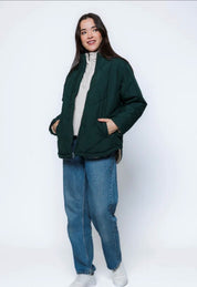 Senna-Quilted Jacket by Orb - evergreen