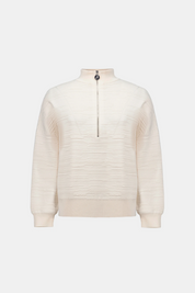 Joseph Ribkoff Sweater Knit Mock-Neck Cocoon Sweater 263631 - Birch