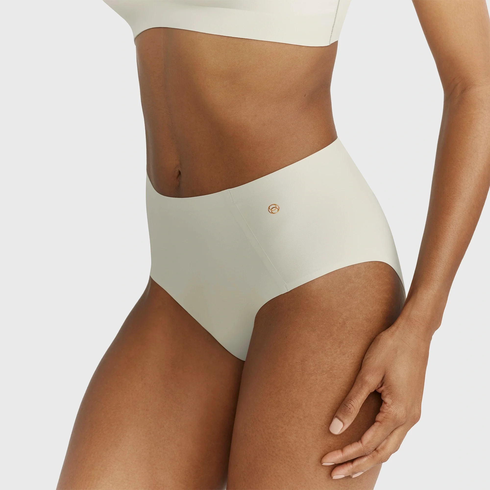 HIGH-WAISTED RETRO BIKINI - Aloe