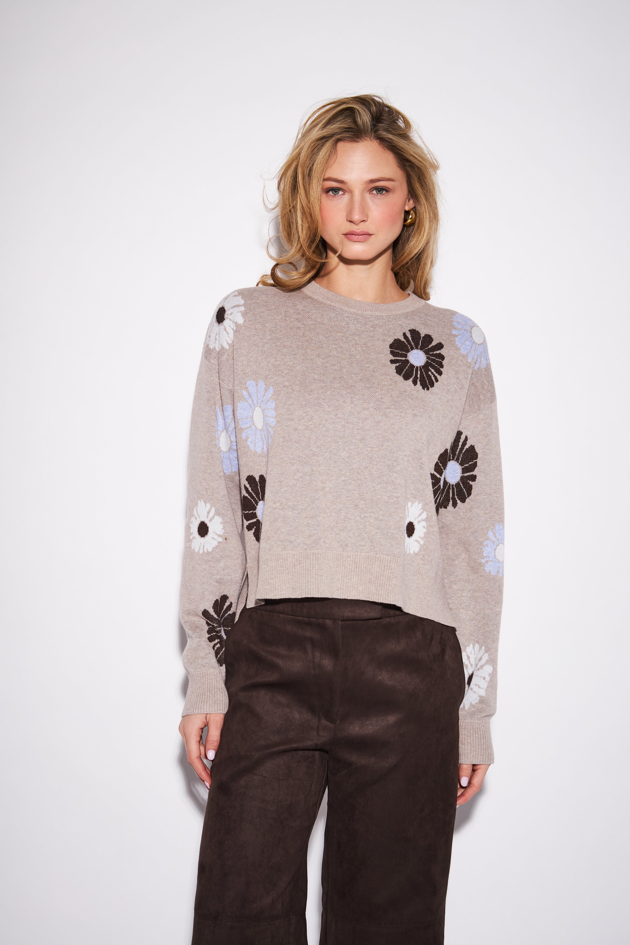 Presley Sweater by John + Jenn - Rose Bouquet