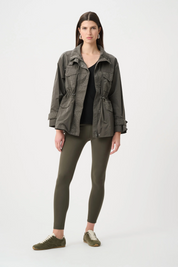 Joseph Ribkoff Nylon Spandex Compression Leggings 261625 - Avocado