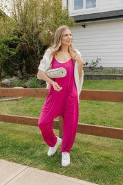 Abigael Romper by Smash + Tess - berry pink