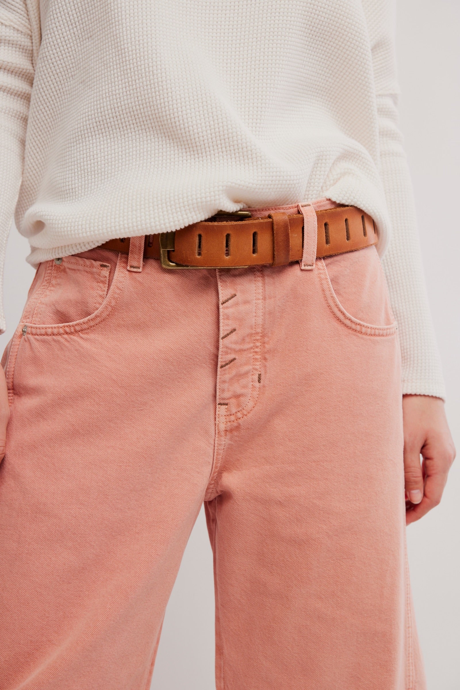 Good Luck Barrel Jeans - Desert Petal