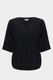 Joseph Ribkoff Jersey Boxy Tunic With V-neckline 261641 - Black