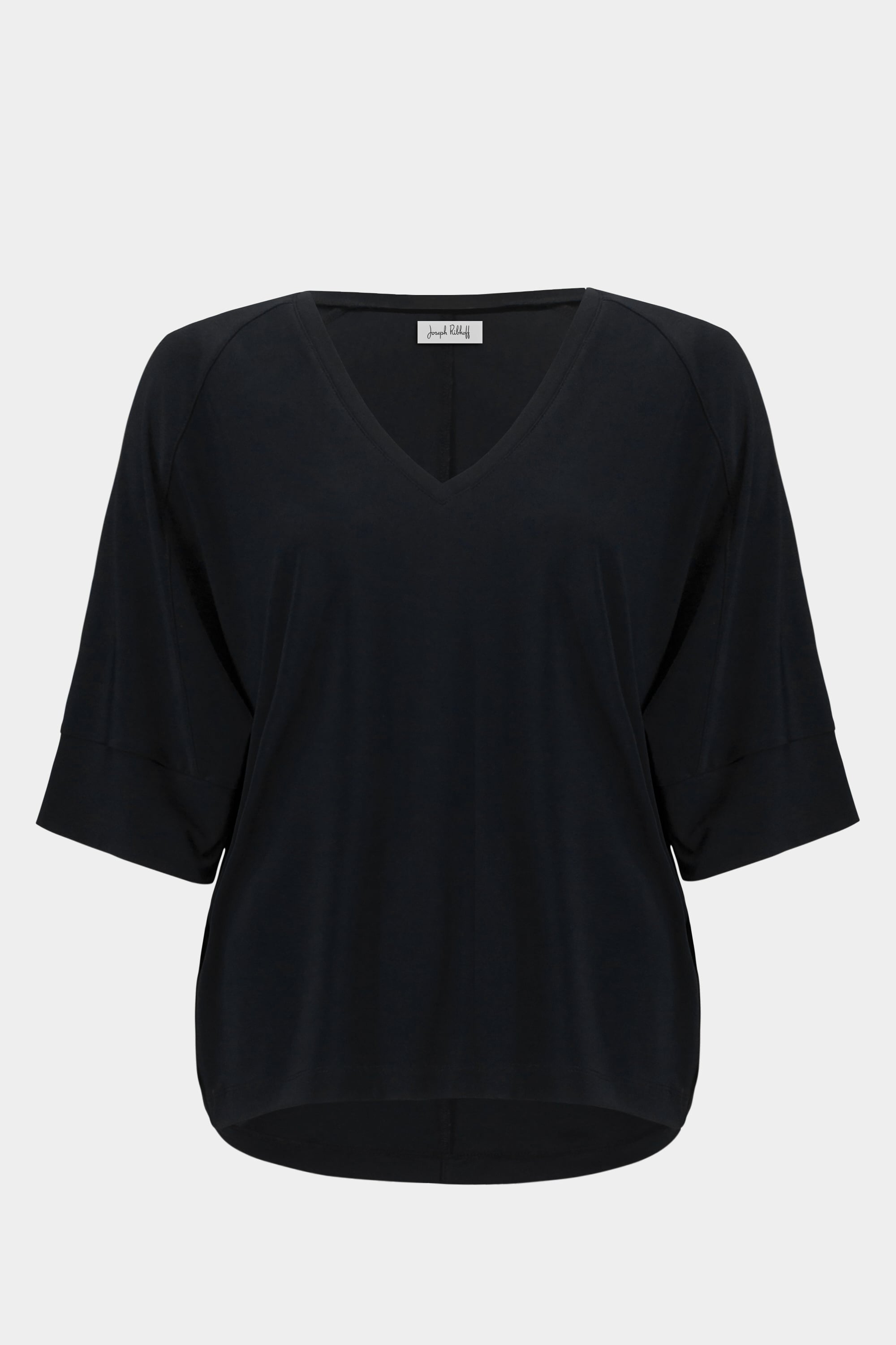 Joseph Ribkoff Jersey Boxy Tunic With V-neckline 261641 - Black
