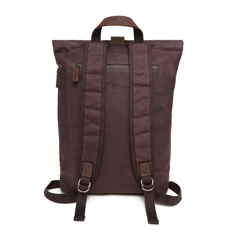 Waxed Canvas Backpack BB 543W Green