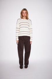 Sherry Sweater by John + Jenn - Harvest Stripe