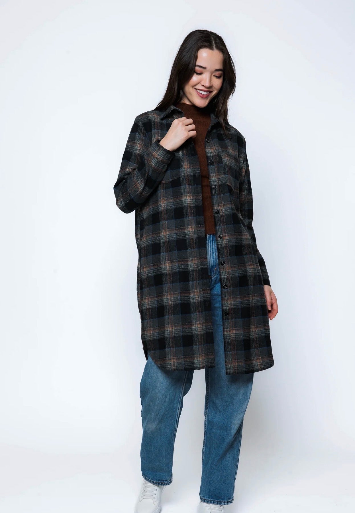 Mercer-Plaid Shirt Jacket by Orb