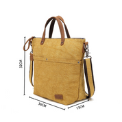 Cotton Linen Shoulder Bag CLB 566 (Yellow)