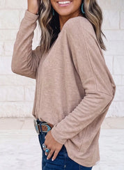 Oversized Mock Neck Long Sleeve Lightweight Layering Sweater - Taupe