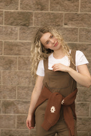 DAISY SWEATER IN CHESTNUT by Smash + Tess