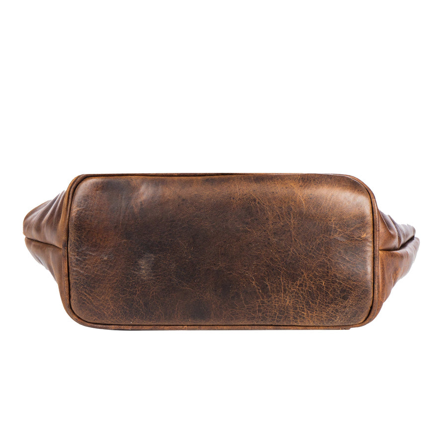 ZOE LEATHER BACKPACK - SANDAL