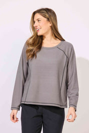 ESCAPE BY HABITAT SUPERCHILL RAGLAN SWEATSHIRT E13210-VOLCANO