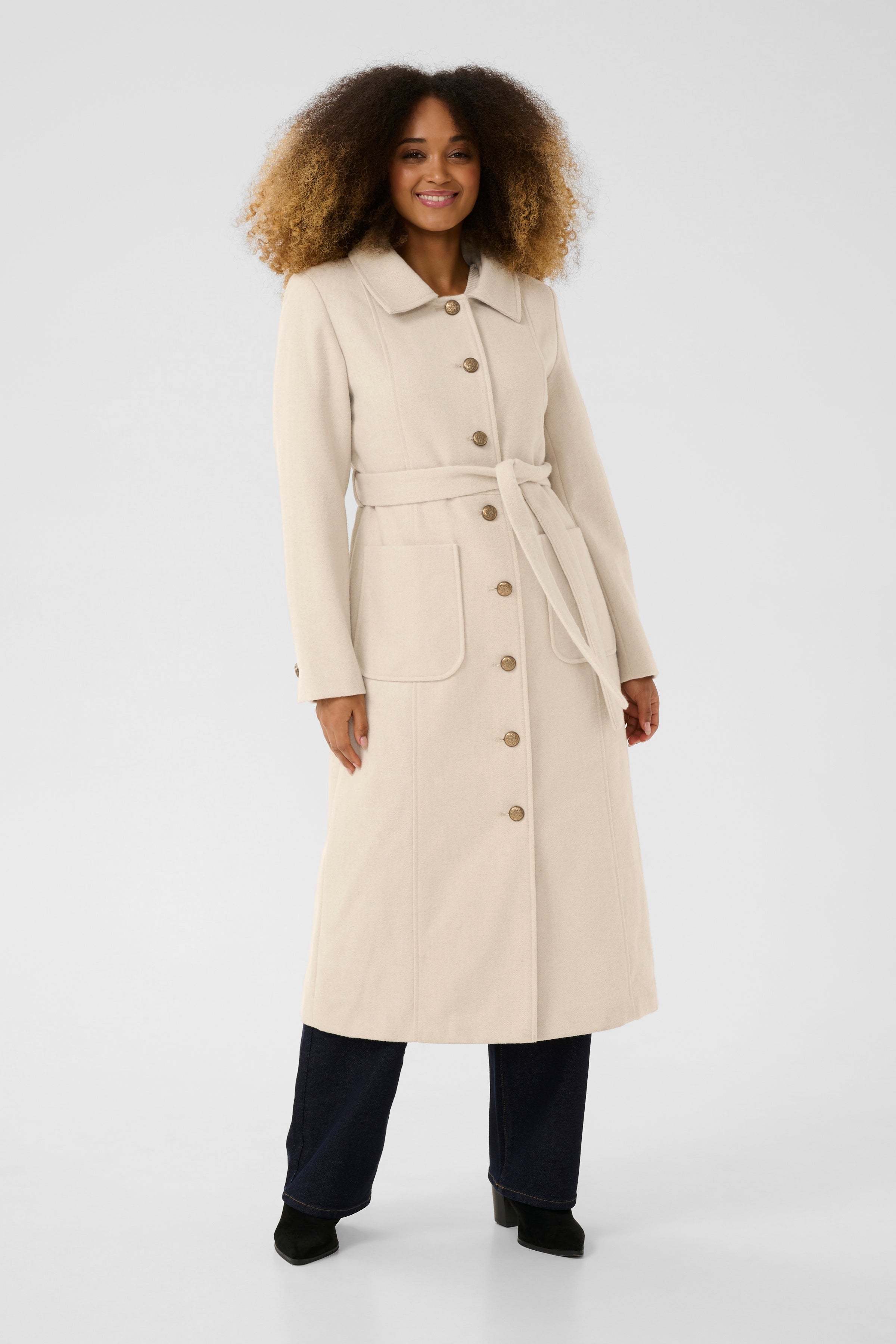 Clara Long Coat by Cream