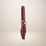 Italian Suede Leather Shoulder and Crossbody Bag - wine