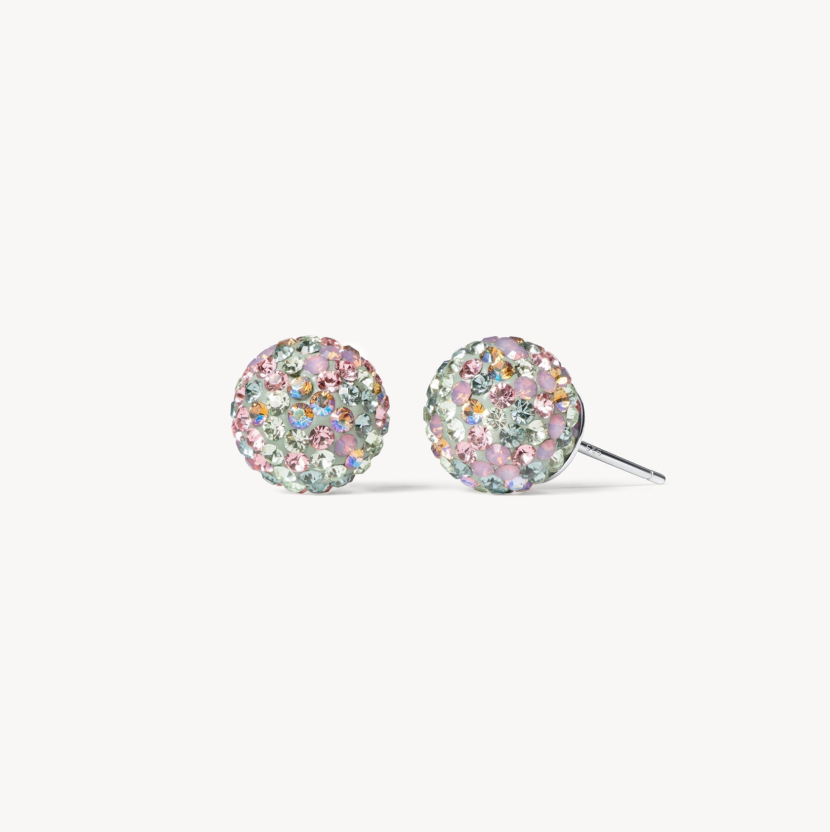 ABALONE SPARKLE BALL™ STUD EARRINGS 10MM - Blue Sky Fashions & Lingerie