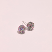 ABALONE SPARKLE BALL™ STUD EARRINGS 8MM - Blue Sky Fashions & Lingerie