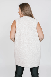 Adeline Cable Knit Vest by Smash + Tess - Oatmeal - Blue Sky Fashions & Lingerie