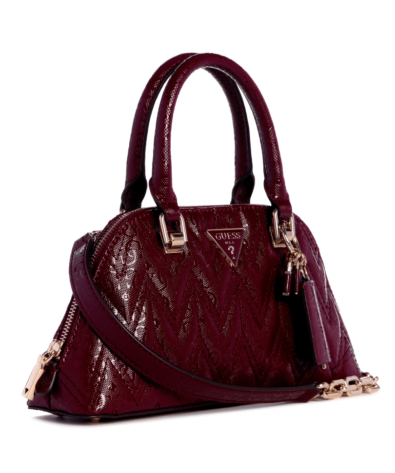 Aldelard dome satchel by Guess - burgundy - Blue Sky Fashions & Lingerie