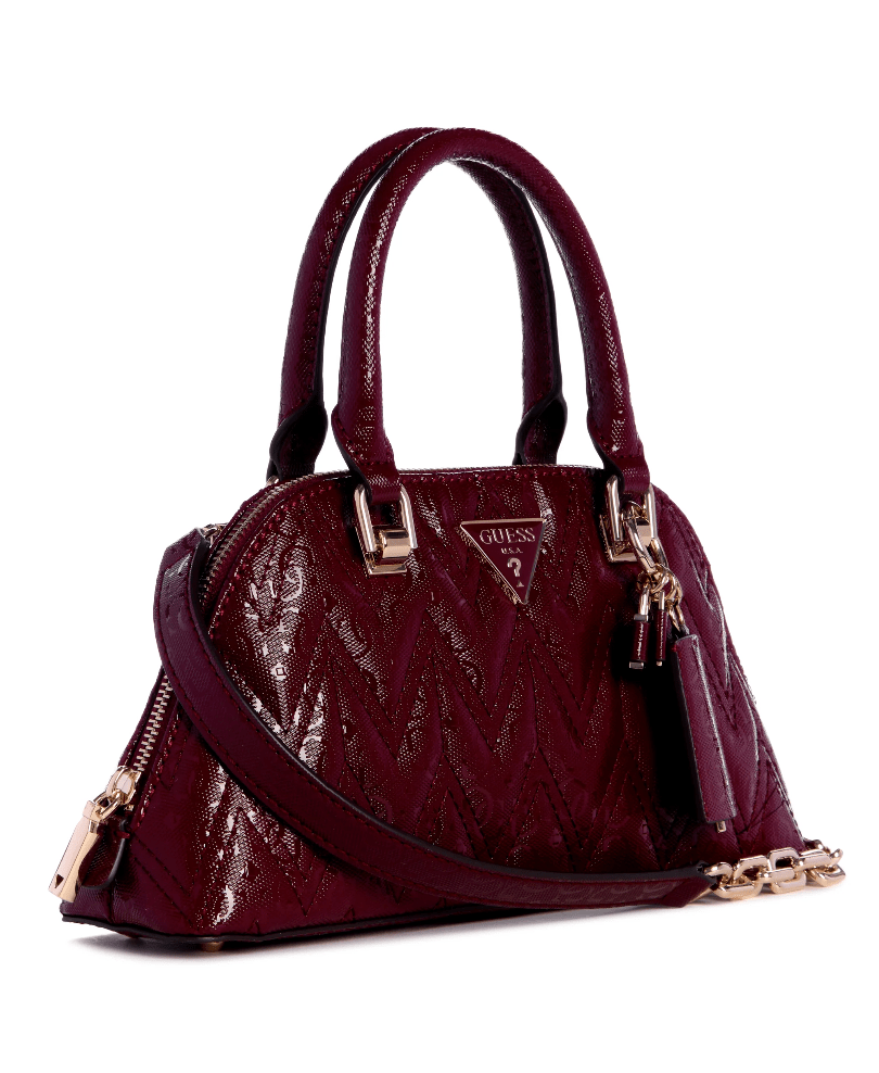 Aldelard dome satchel by Guess - burgundy - Blue Sky Fashions & Lingerie