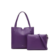 Alicia Tote Bag II - Plum Pebbled - Blue Sky Fashions & Lingerie