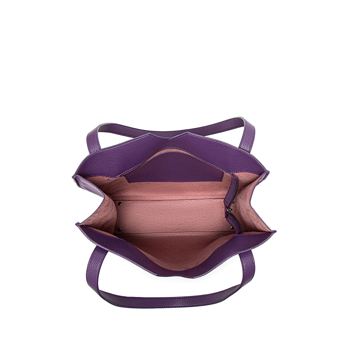 Alicia Tote Bag II - Plum Pebbled - Blue Sky Fashions & Lingerie