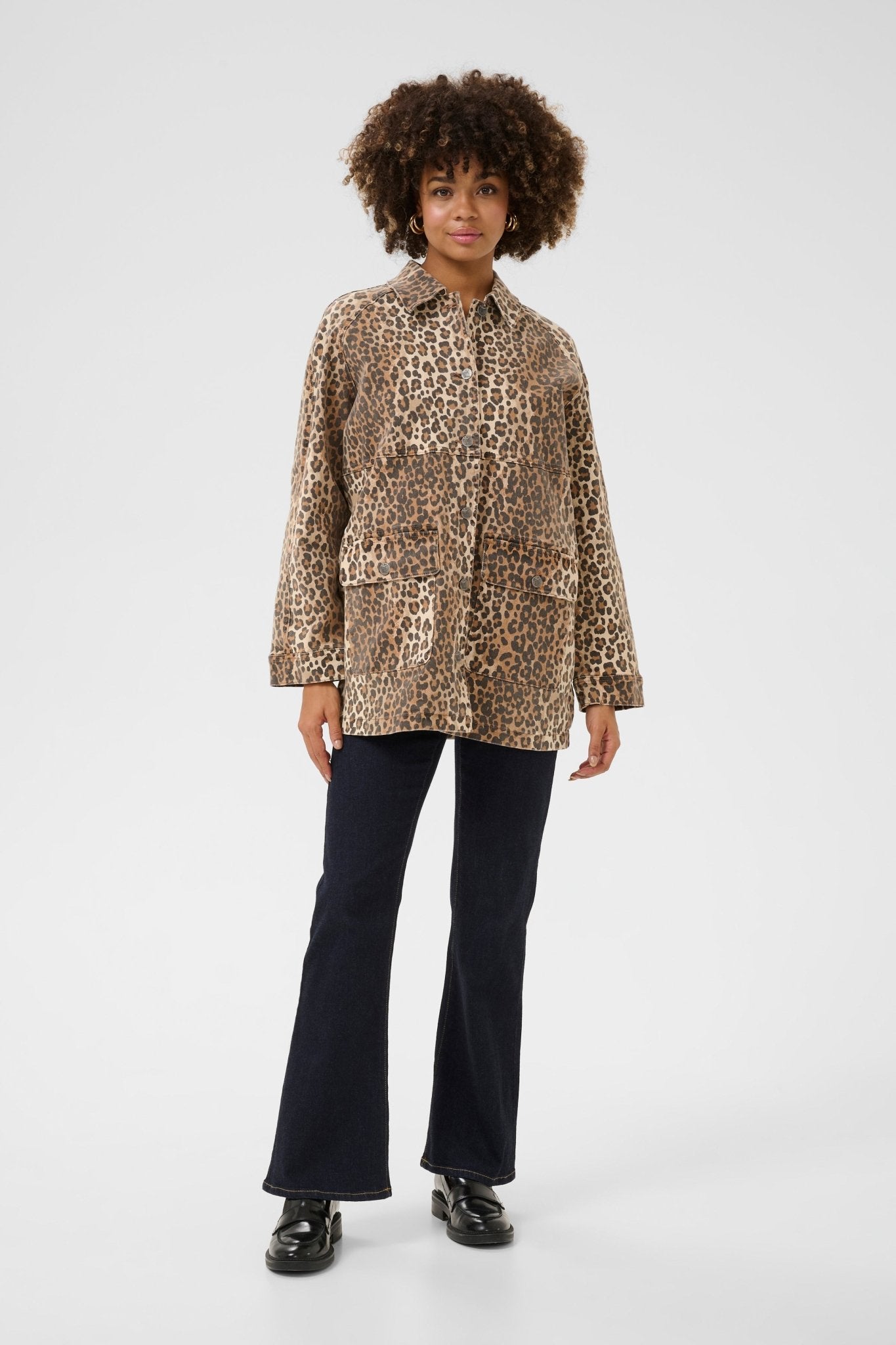 Aliena Leopard Shirt jacket - Blue Sky Fashions & Lingerie
