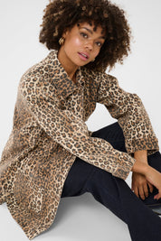 Aliena Leopard Shirt jacket - Blue Sky Fashions & Lingerie