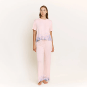 All American Tee Pant PJ Set in Champagne Mountains - Blue Sky Fashions & Lingerie
