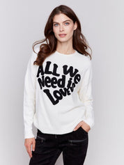 All We need is Love - Ecru - Blue Sky Fashions & Lingerie