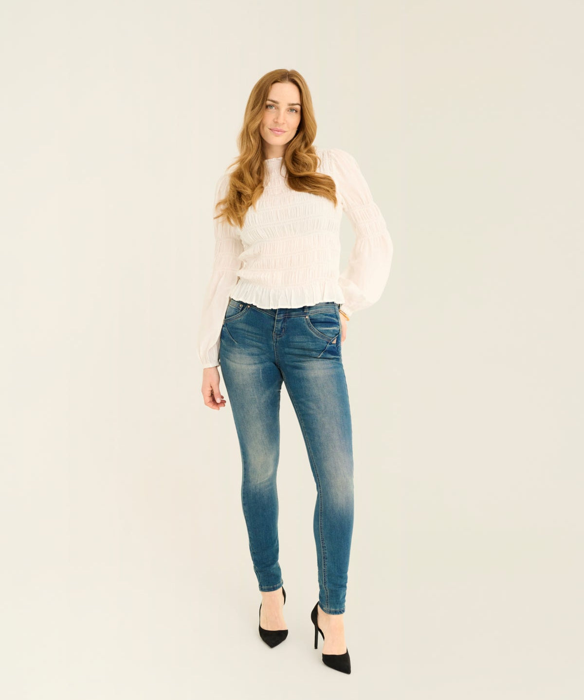 Amalie Shape Fit Jean - Rich blue denim - Blue Sky Fashions & Lingerie