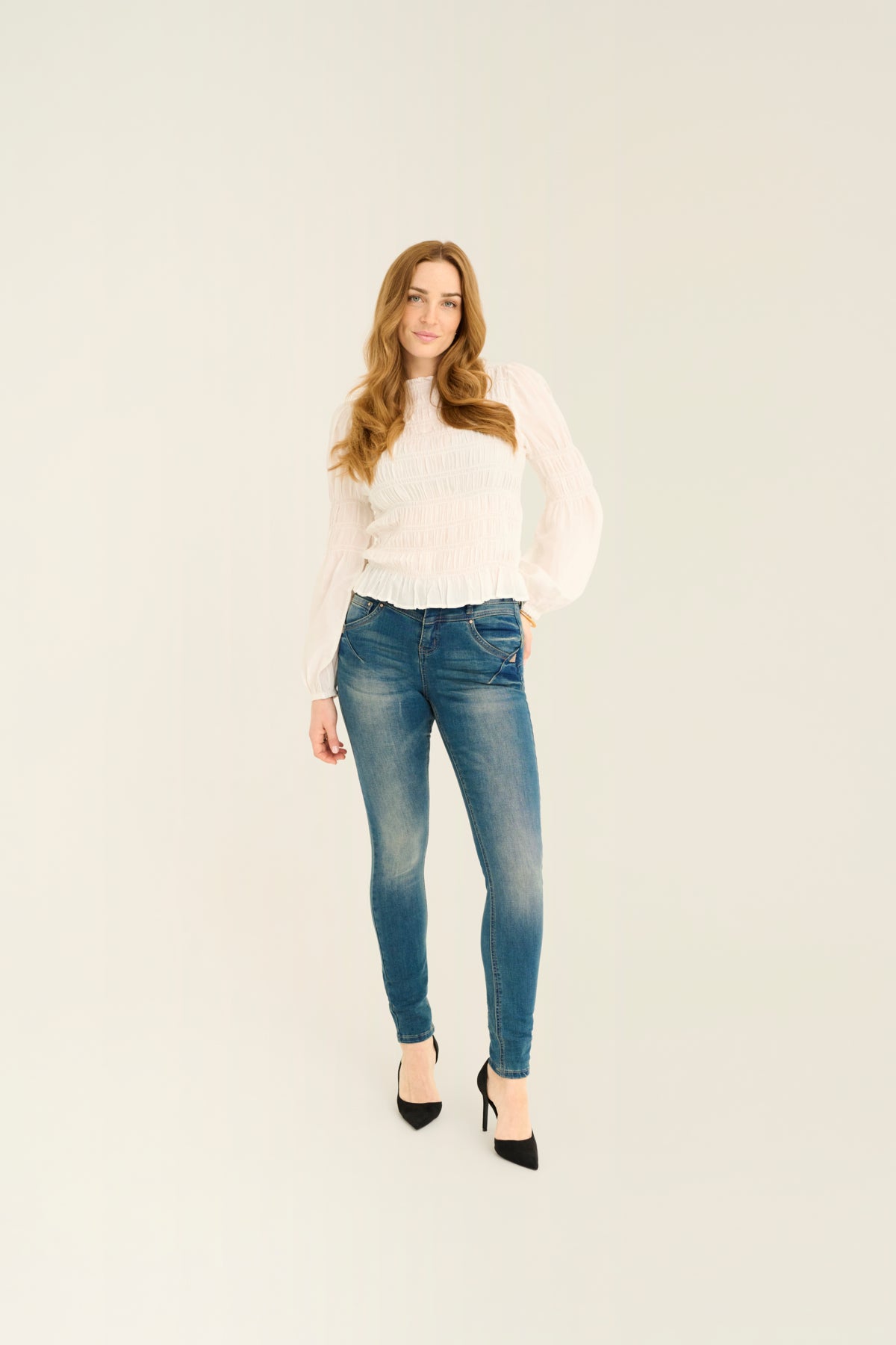 Amalie Shape Fit Jean - Rich blue denim - Blue Sky Fashions & Lingerie