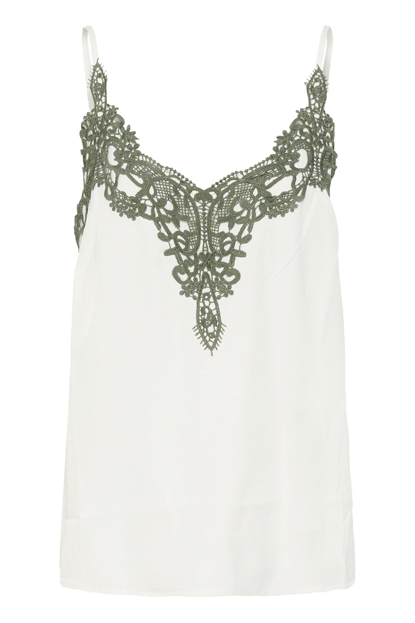 Anna Top by Cream - white/black - Blue Sky Fashions & Lingerie