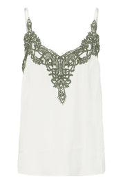 Anna Top by Cream - white/black - Blue Sky Fashions & Lingerie